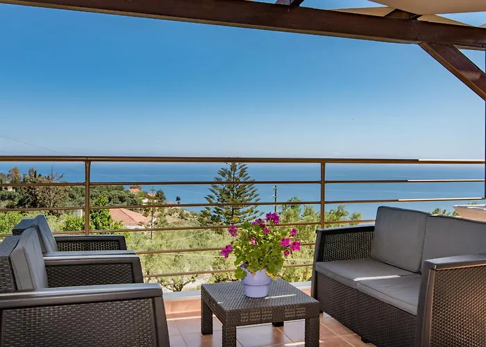 Filoxenia Oliva Blu-seaview With Private Pool 扎金索斯镇